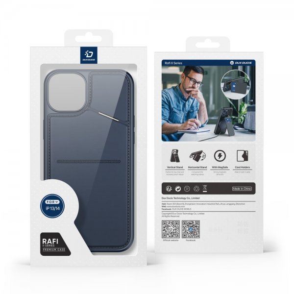 Dux Ducis iPhone 13/iPhone 14 Cover Rafi II Series MagSafe Blå