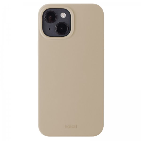 holdit iPhone 13/iPhone 14 Cover Silikone Latte Beige