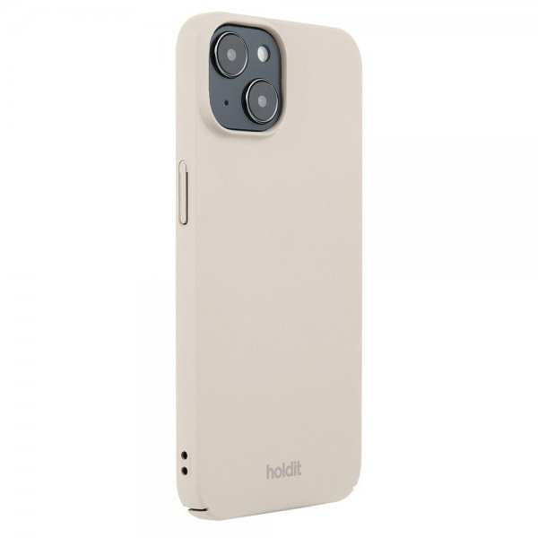 holdit iPhone 13/iPhone 14 Cover Slim Case Light Beige