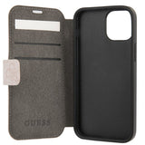 Guess iPhone 13 Mini Cover Metal Logo Rosa