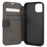 Guess iPhone 13 Mini Cover Printed Stripe Grå