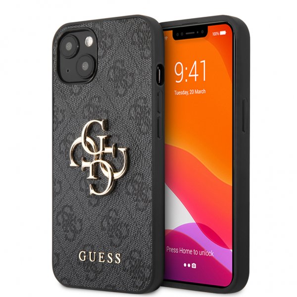 Guess iPhone 13 Mini Cover Big Logo Grå