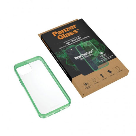 PanzerGlass iPhone 13 Mini Cover ClearCase Color Lime
