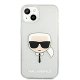 Karl Lagerfeld iPhone 13 Mini Cover Fuld Glitter Sølv