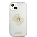 Guess iPhone 13 Mini Cover Full Glitter Transparent
