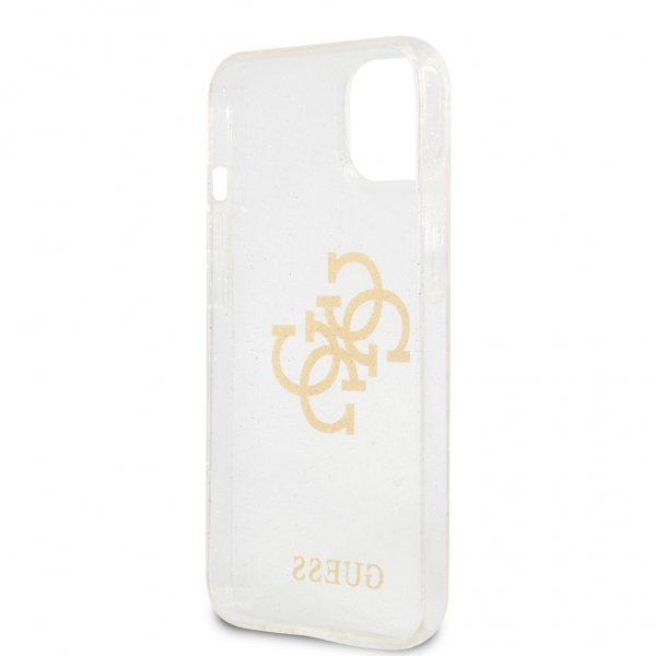 Guess iPhone 13 Mini Cover Full Glitter Transparent