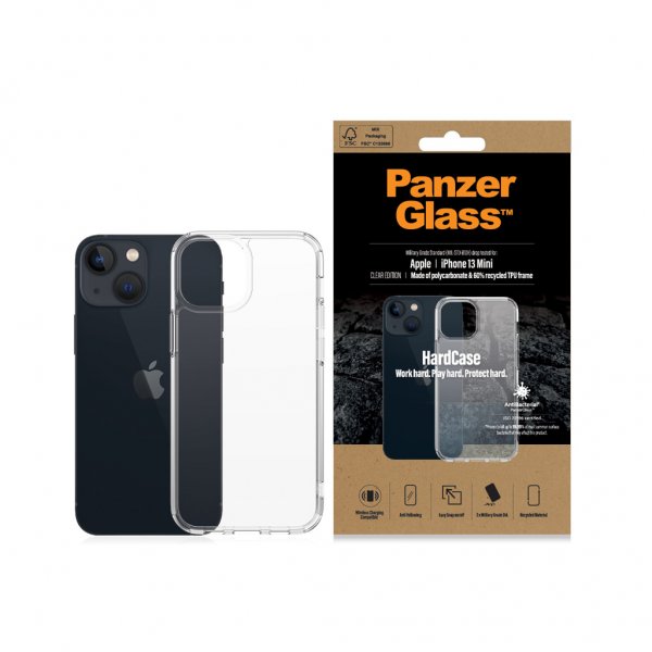 PanzerGlass iPhone 13 Mini Cover HardCase Transparent