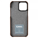 Krusell iPhone 13 Mini Cover Leather CardCover Cognac Brown