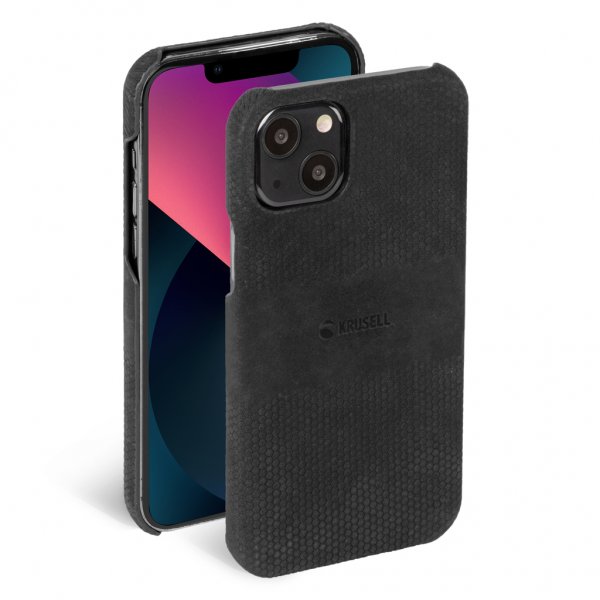 Krusell iPhone 13 Mini Cover i læder Sort
