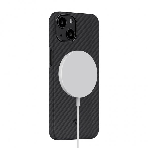 Pitaka iPhone 13 Mini Cover MagEZ Case 2 Sort/Grå Twill