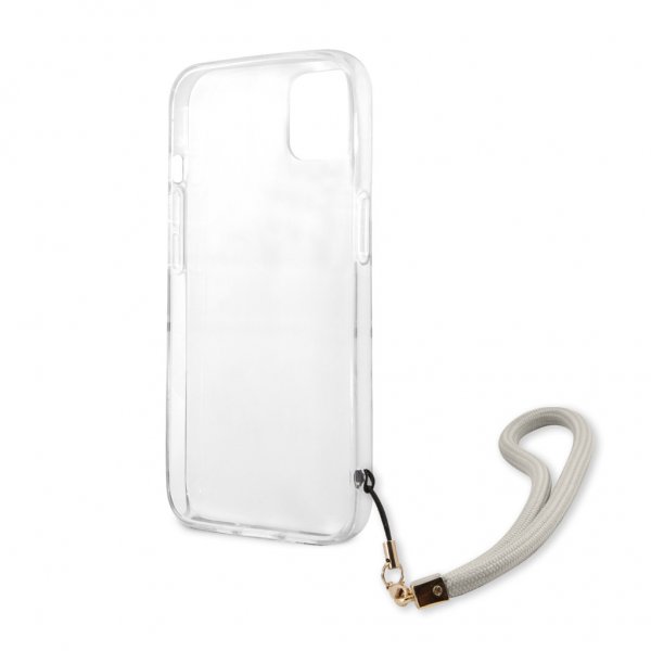 Guess iPhone 13 Mini Cover Marble Design Stripe Grå
