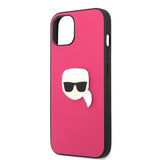 Karl Lagerfeld iPhone 13 Mini Cover Metal Logo Rose