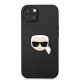 Karl Lagerfeld iPhone 13 Mini Cover Metal Logo Sort