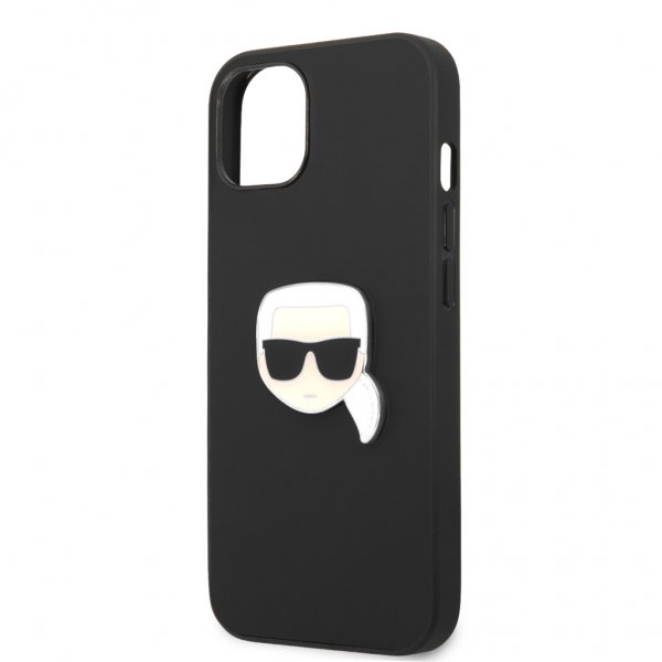 Karl Lagerfeld iPhone 13 Mini Cover Metal Logo Sort