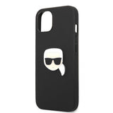 Karl Lagerfeld iPhone 13 Mini Cover Metal Logo Sort