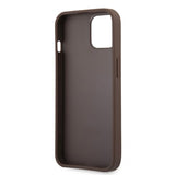 Guess iPhone 13 Mini Cover Printed Stripe Brun