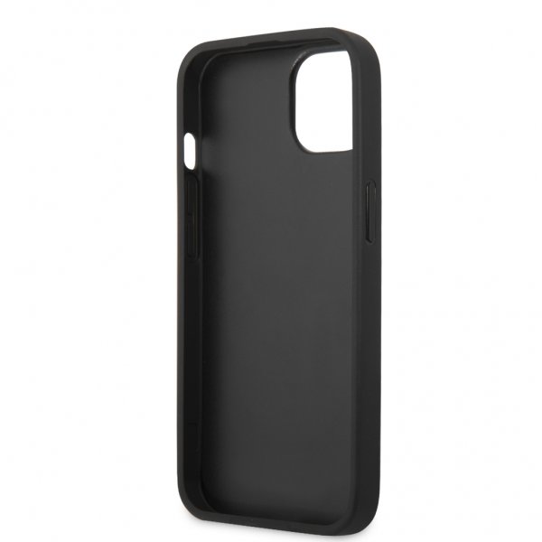 Guess iPhone 13 Mini Cover Printed Stripe Grå