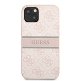 Guess iPhone 13 Mini Cover Printed Stripe Rosa