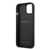 Ferrari iPhone 13 Mini Cover Real Carbon Metal Logo Sort