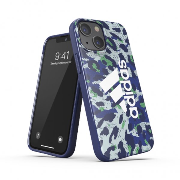 Adidas iPhone 13 Mini Skal Snap Case Leopard Bold Blue