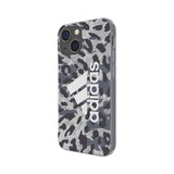Adidas iPhone 13 Mini Cover Snap Case Leopard Grå