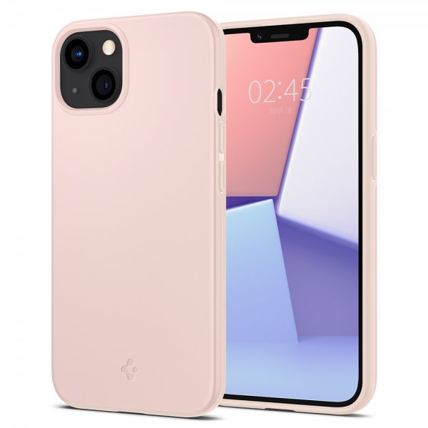 Spigen iPhone 13 Mini Cover Thin Fit Pink Sand