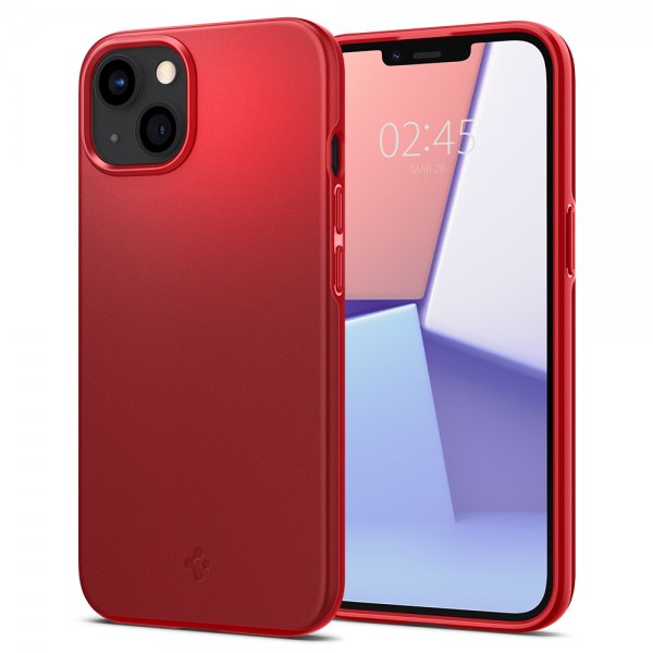 Spigen iPhone 13 Mini Cover Thin Fit Rød