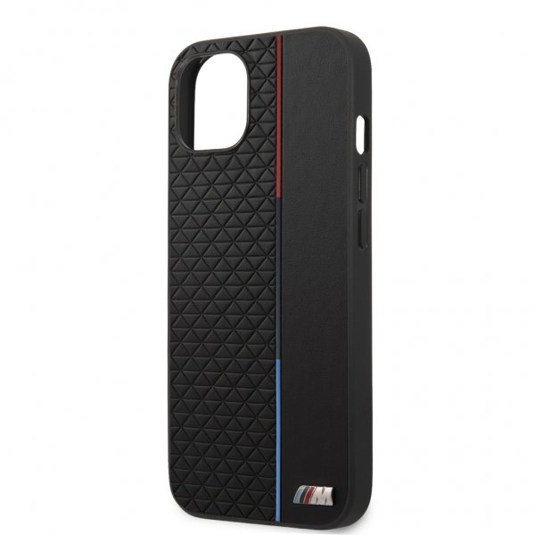 BMW iPhone 13 Mini Cover Trekantmønster Sort