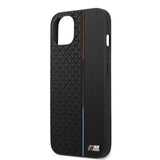 BMW iPhone 13 Mini Cover Trekantmønster Sort