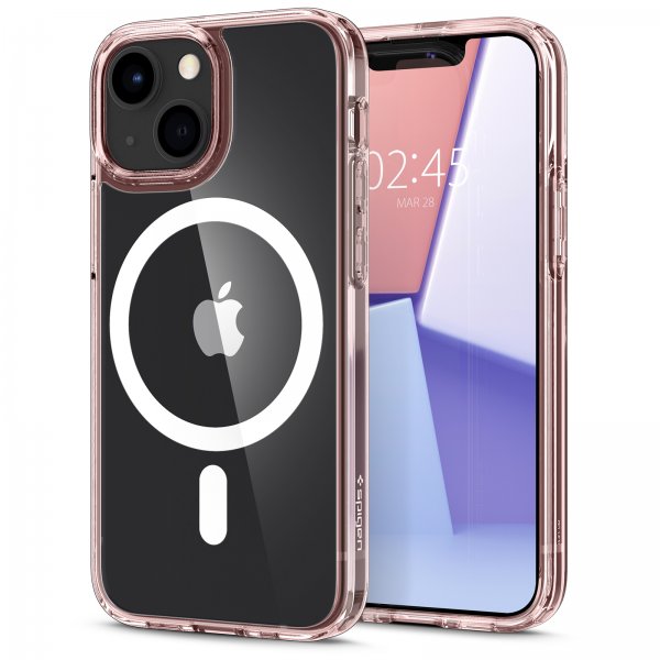 Spigen iPhone 13 Mini Cover Ultra Hybrid Mag Rose Crystal