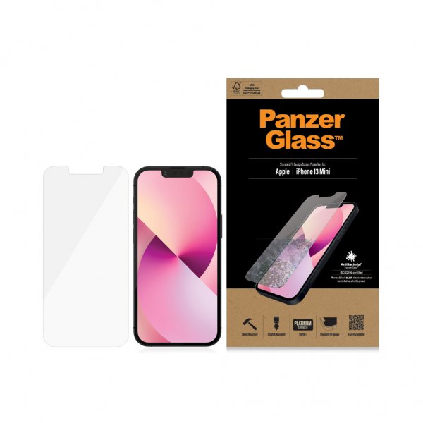 PanzerGlass iPhone 13 Mini Skærmbeskyttelse Standard Fit Case Friendly