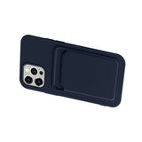 iPhone 13 Cover Kortholder Blå