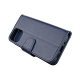 Rvelon iPhone 13 Etui Udklappeligt Kortrum Blå
