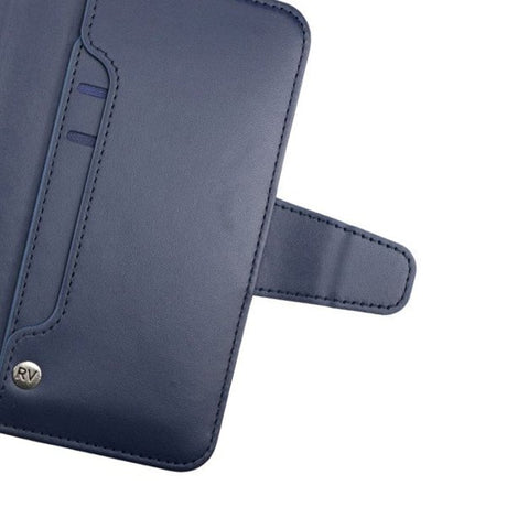 Rvelon iPhone 13 Etui Udklappeligt Kortrum Blå
