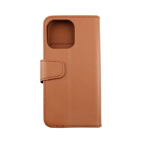Rvelon iPhone 13 Etui Udfoldeligt Kortrum Brun