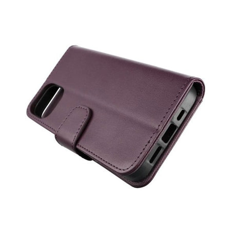 Rvelon iPhone 13 Etui Udfoldeligt Kortrum Lilla