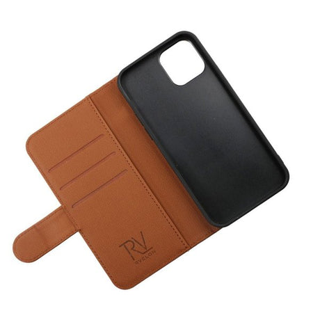 Rvelon iPhone 13 Etui Magnetisk Aftageligt Cover Brun
