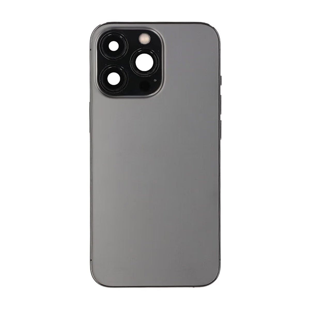 iPhone 13 Pro bagside med komplet ramme - Sort