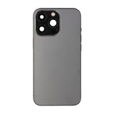 iPhone 13 Pro bagside med komplet ramme - Sort