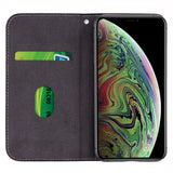 iPhone 13 Pro Etui Krokodillemønster Glitter Flip Rød