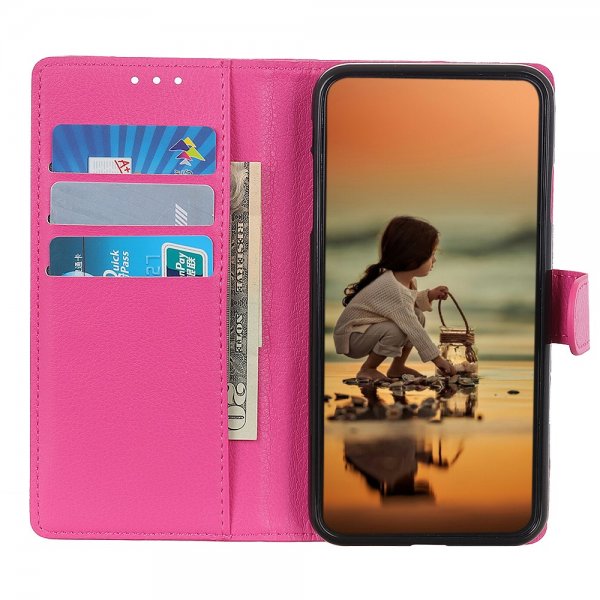 Nordic Covers iPhone 13 Pro Cover Litchi Magenta