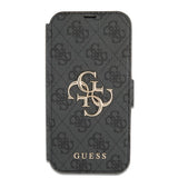 Guess iPhone 13 Pro Cover Metal Logo Grå