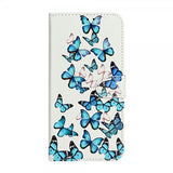 iPhone 13 Pro Cover Motiv Blå Sommerfugle