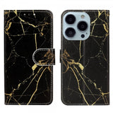 iPhone 13 Pro Cover Motiv Marmor Guld