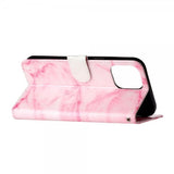 iPhone 13 Pro Cover Motiv Rosa Marmor