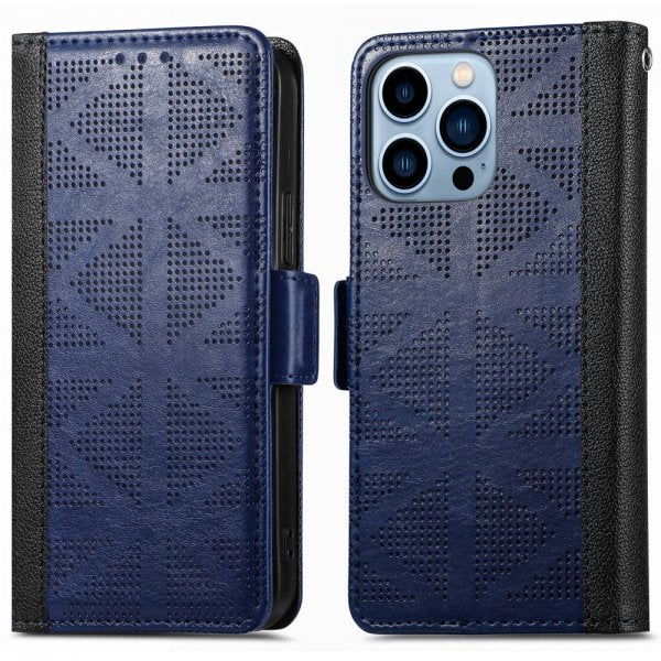 iPhone 13 Pro Perforeret Blåt Cover