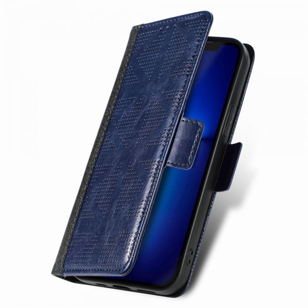 iPhone 13 Pro Perforeret Blåt Cover