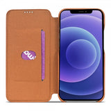 Lc.Imeeke iPhone 13 Pro Cover Retro Brun