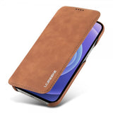 Lc.Imeeke iPhone 13 Pro Cover Retro Brun