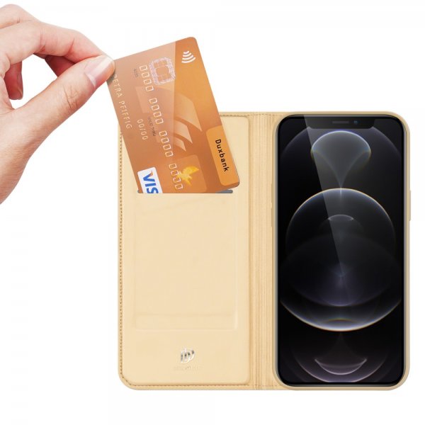 Dux Ducis iPhone 13 Pro Etui Skin Pro Series Guld
